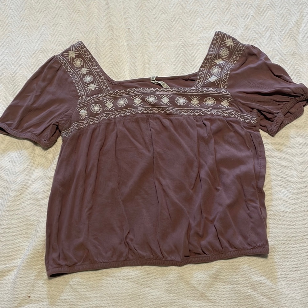 Purple blouse